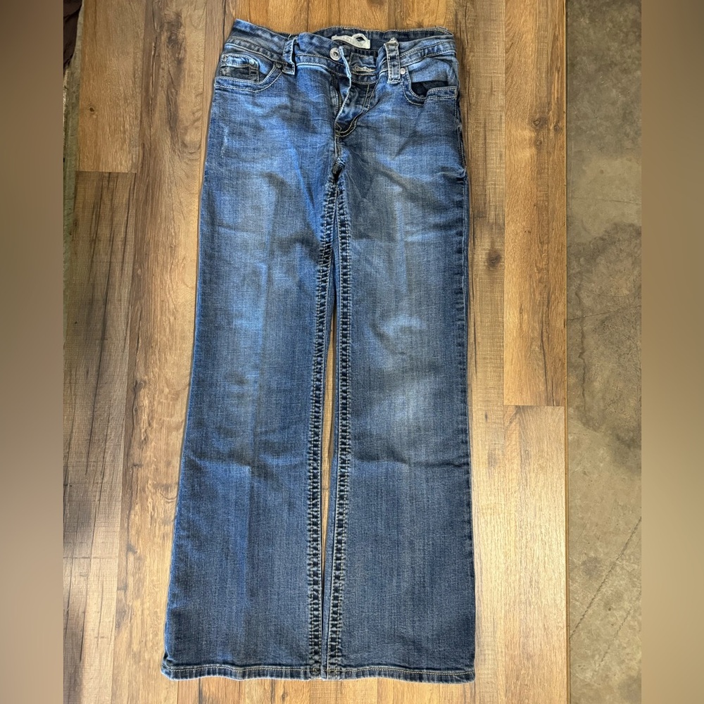 Stetson Women's Straight Leg Blue Jeans